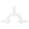 Ekena Millwork Ericson Architectural Grade PVC Gable Bracket, 72"W x 42"H x 4"D x 6"F, 14/12 Pitch GBP072X42X0406ERI00 - alternate 3